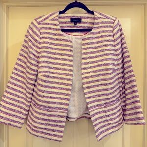 Talbots cropped blazer size 14